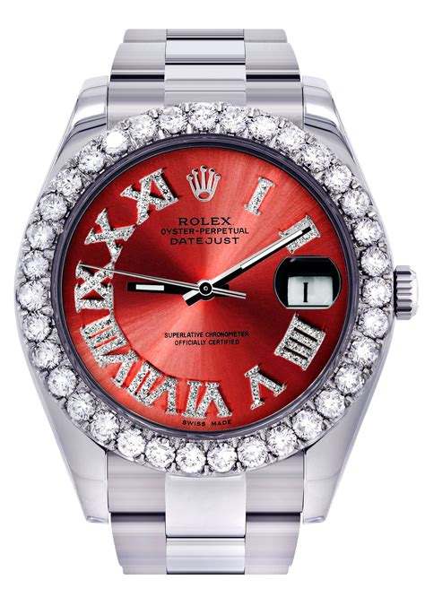 red datejust ii rolex diamond|rolex datejust red date.